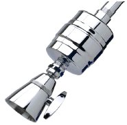 Solid Brass Chrome High Output Shower Filter