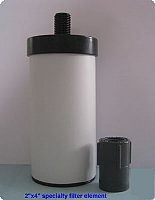 Fluoride/heavy metals filtration element for Gravity Systems